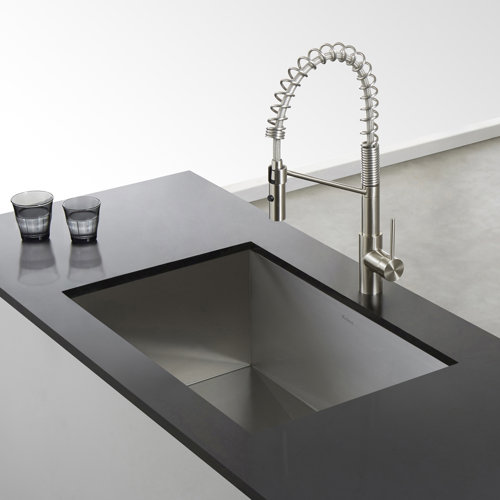 ... Handmade Undermount Single Bowl Stainless Steel Kitchen Sink by Kraus