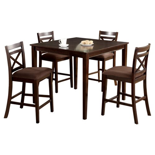 Hokku Designs Easton 5 Piece Counter Height Dining Set