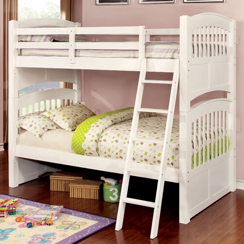 Hokku Designs Spring Twin Over Queen Standard Bunk Bed