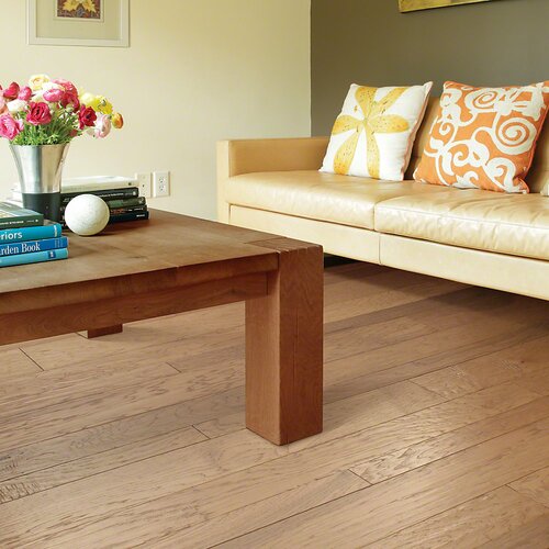 Hudson Bay Random Width Engineered Hickory Hardwood Flooring in Raw