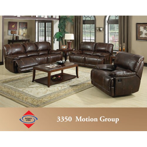 Mt. Hood Leather Reclining Sofa by E Motion Furniture