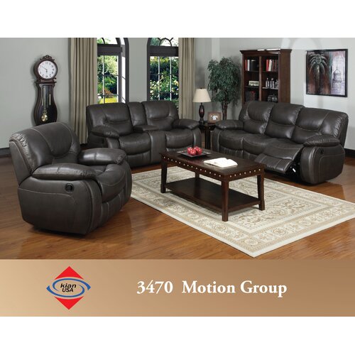 Mt. Garibaldi Leather Reclining Sofa by E Motion Furniture