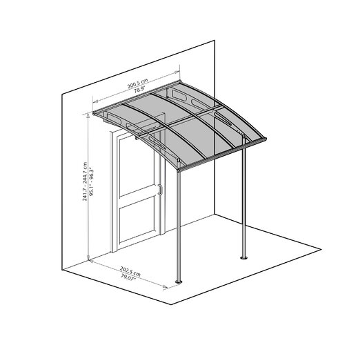 Vega 2000 6.58 ft. W x 6.64 ft. D Awning