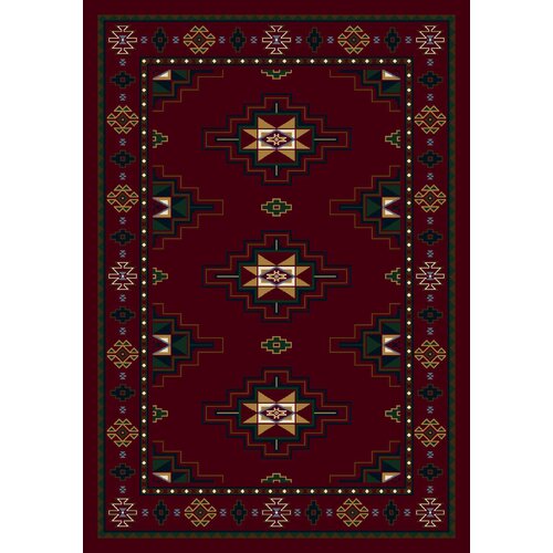 Milliken Signature Prairie Star Garnet Area Rug