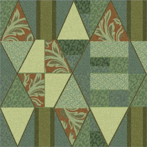 Pastiche Valencia Beechnut Green Area Rug by Milliken