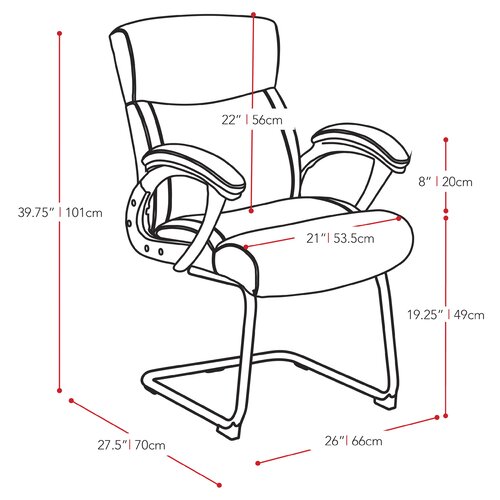 Workspace Office Guest Chair by CorLiving