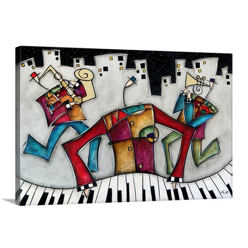 The Color of Jazz X Oversized Canvas Wall Art by Ready2hangart