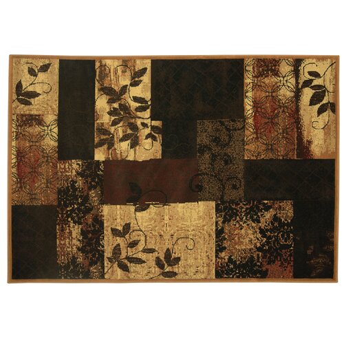 Bacova Guild Kendra Leaf Squares Area Rug