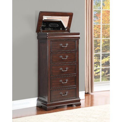 Homelegance Mont Belvieu 5 Drawer Lingerie Chest