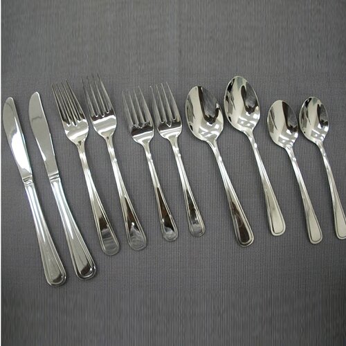 50 Piece Flatware Set by Linen Depot Direct