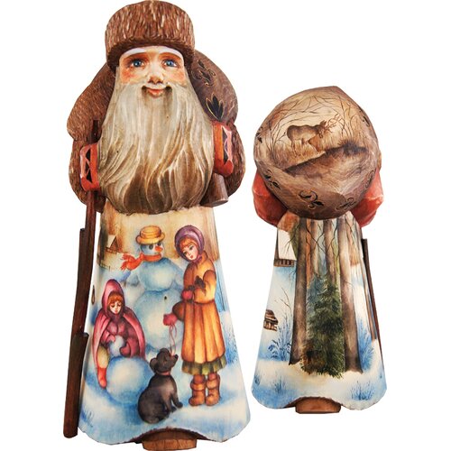 Masterpiece Signature Winter Friends Santa Figurine by G Debrekht