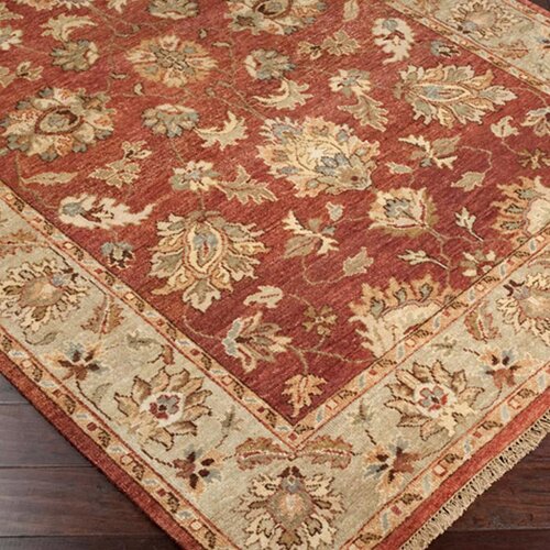 Estate Burgundy/Beige Area Rug