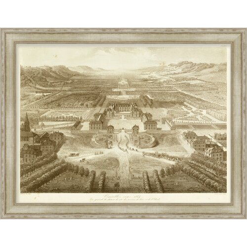 Birds Eye View of Versailles by Vision Studio Framed Graphic Art by