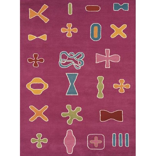 Fantasia Fan Girls Fuchsia Kids Rug by Dynamic Rugs