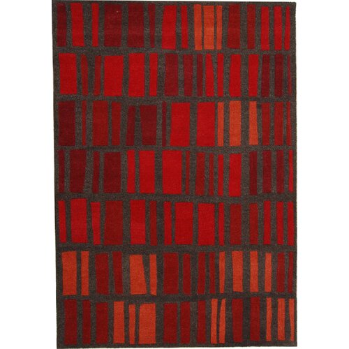 Odyssey Red Stripe Rug by Dynamic Rugs