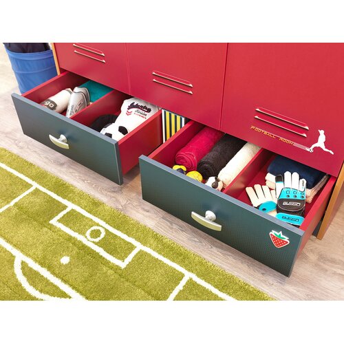 Soccer Twin Upholstered Customizable Bedroom Set