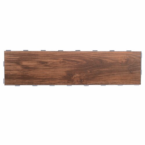 Colonial Wood 6 x 20 Ceramic Wood Tile in Walnut by Interceramic