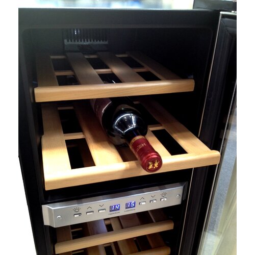 Homeimage 27 Bottle Dual Zone Freestanding Wine Refrigerator