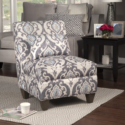 HomePop Slate Large Slipper Chair