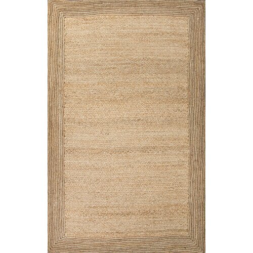 Naturals Tobago Ivory/Brown Area Rug by Jaipur Rugs