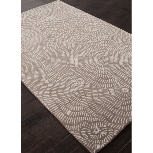 En Casa Taupe/Ivory Floral Area Rug by Jaipur Rugs