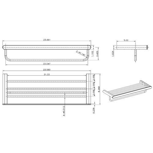 Piece Bathroom Hardware Set by American Imaginations