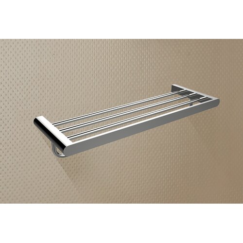 Wall Mounted Robe Hook, Multi Rod Towel Rack, and a Single Towel Rod