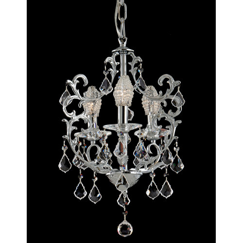 Buchanon 3 Light Crystal Chandelier by Dale Tiffany