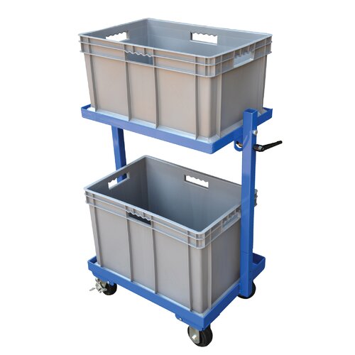 200 lbs 1 Shelf 2 Basket Multi Tier Cart