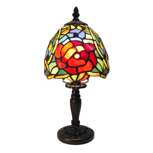 Fine Art Lighting Tiffany 12.5 H Table lamp with Novelty Shade