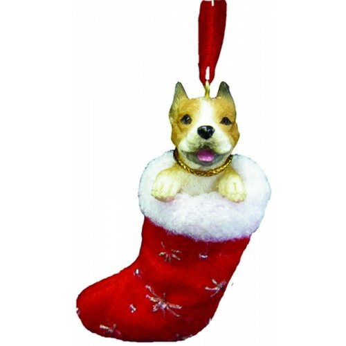 Pit Bull Stocking Ornament