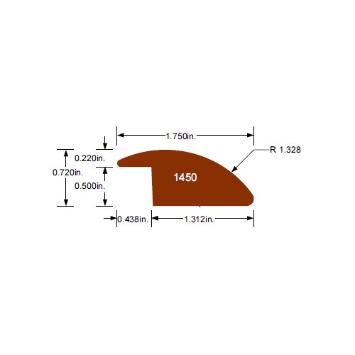 Eddie Bauer Floors 0.72 x 1.75 x 78 Overlap Reducer in Independence