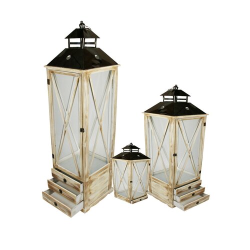 TheAmazingFlamelessCandle Wood Flameless Candle Lantern