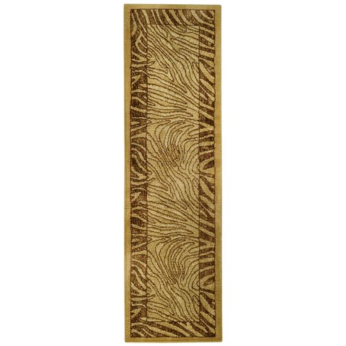 Rugnur Pasha Pasha Maxy Home Tiger Animal Ivory/Brown Area Rug