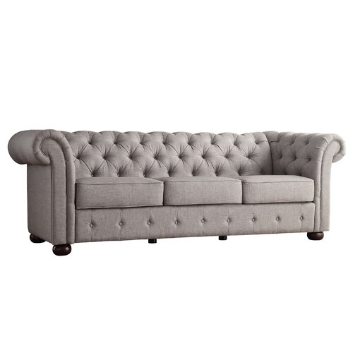 Darby Home Co Ivy Tufted Button Linen Sofa