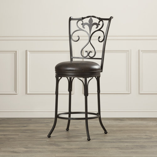 Darby Home Co Eberle 26" Swivel Bar Stool with Cushion & Reviews Wayfair