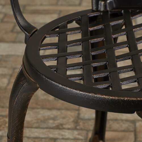 Alcott Hill Chestnut Street 3 Piece Bistro Set