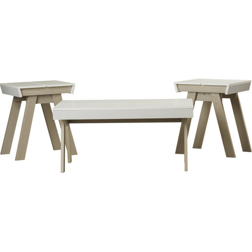Varick Gallery Printers Row 3 Piece Coffee Table Set & Reviews Wayfair