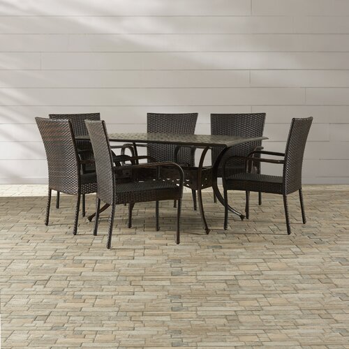 Brayden Studio Lawhon 7 Piece Dining Set