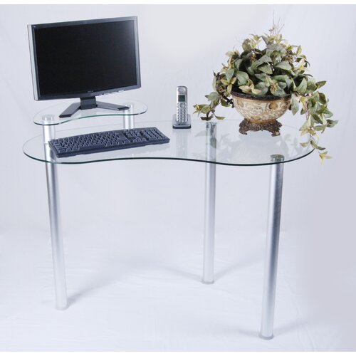 Wade Logan Computer Desk with Monitor Stand