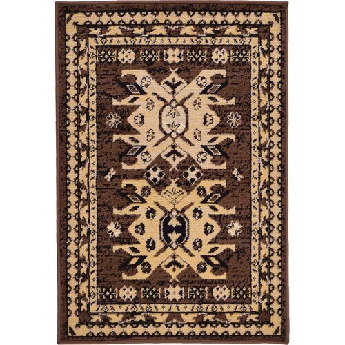 Unique Loom Heriz Brown Area Rug