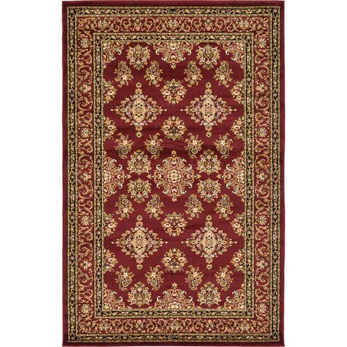 Isfahan Red Area Rug by Unique Loom