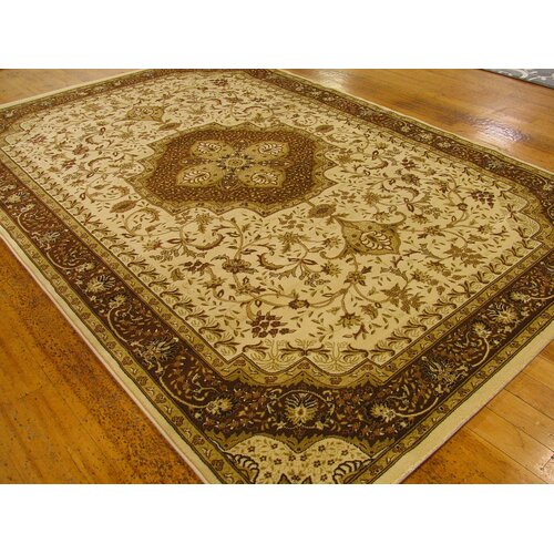 Isfahan Cream Area Rug by Unique Loom