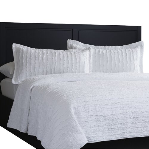 Lark Manor Fresnes 3 Piece Coverlet Set