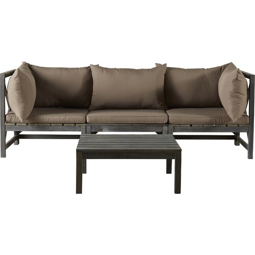 One Allium Way Lynwood Outdoor Sectional with Coffee Table