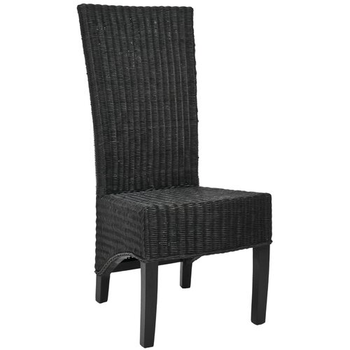 Beachcrest Home Gouldsboro Wicker Parson Chairs