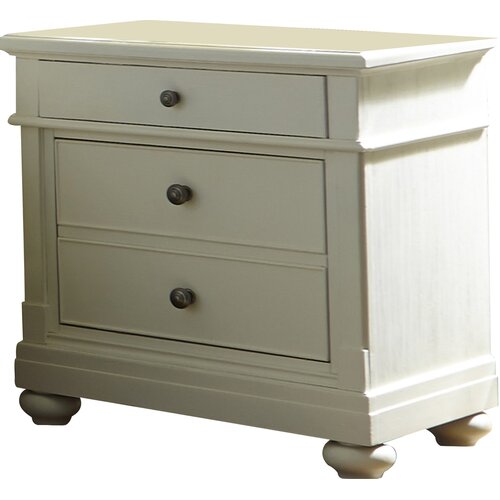 Beachcrest Home Harbor View 2 Drawer Nightstand