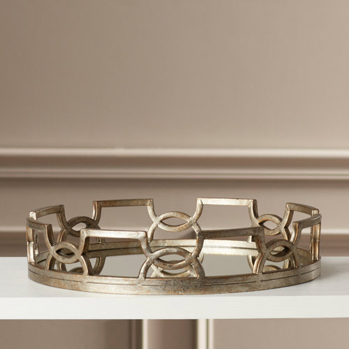 House of Hampton Tracey Mirrored Tray & Reviews Wayfair