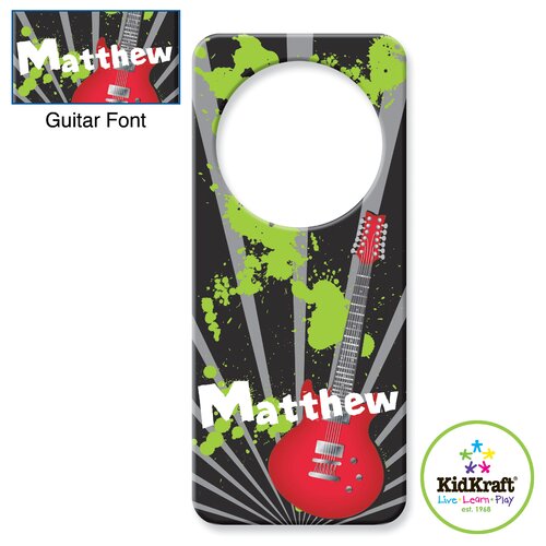 Personalized Guitar Door Hanger by KidKraft