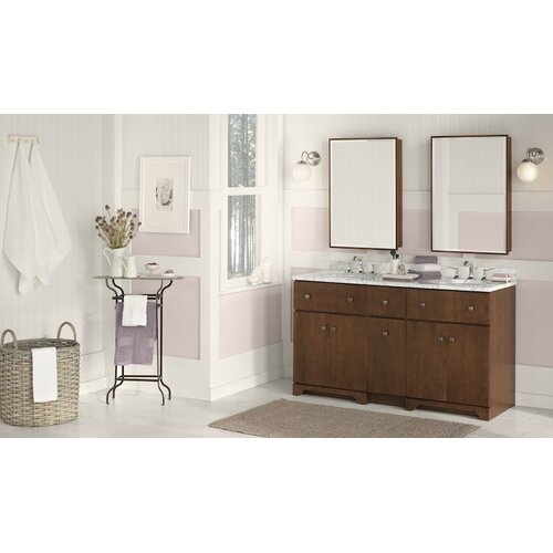 Amberlyn 24 Bathroom Vanity Cabinet Base in Café Walnut